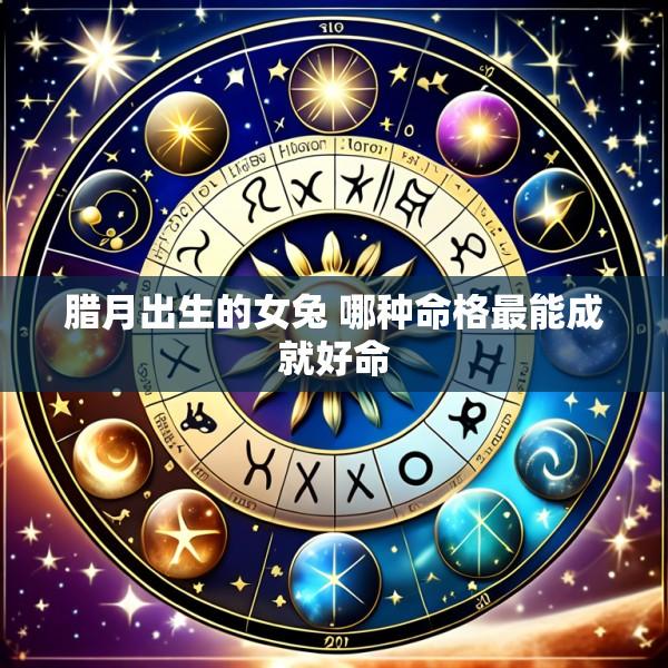 腊月出生的女兔 哪种命格最能成就好命