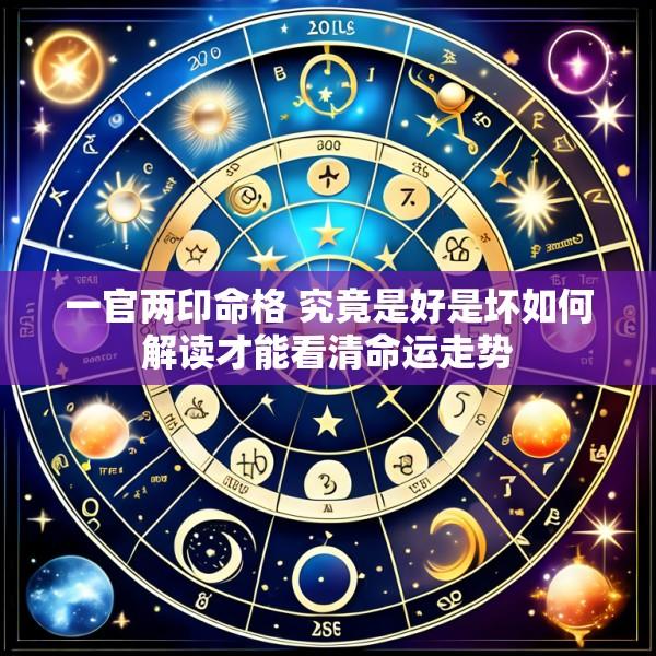一官两印命格 究竟是好是坏如何解读才能看清命运走势