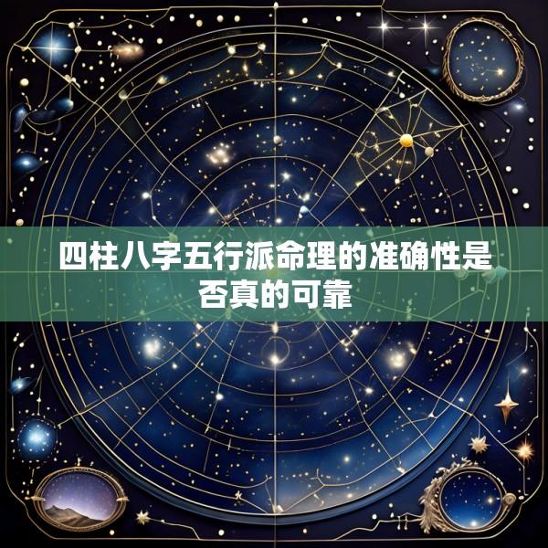 四柱八字五行派命理的准确性是否真的可靠