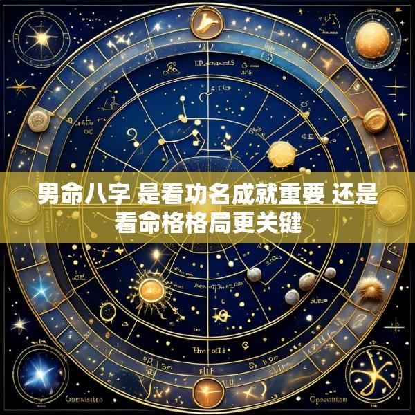 男命八字 是看功名成就重要 还是看命格格局更关键