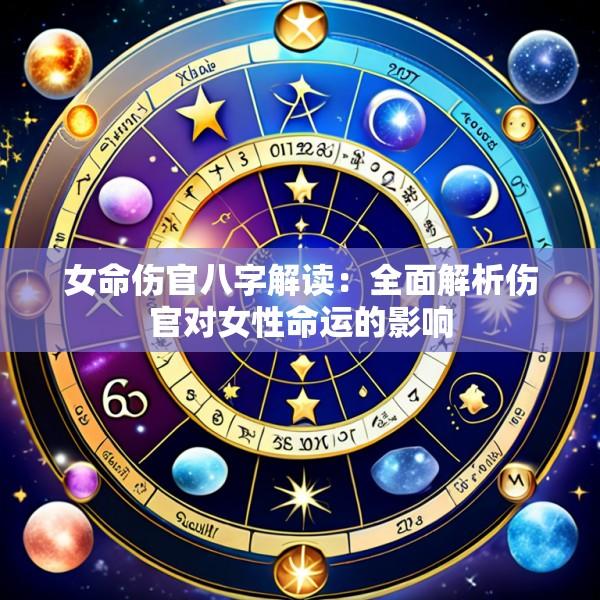 女命伤官八字解读：全面解析伤官对女性命运的影响