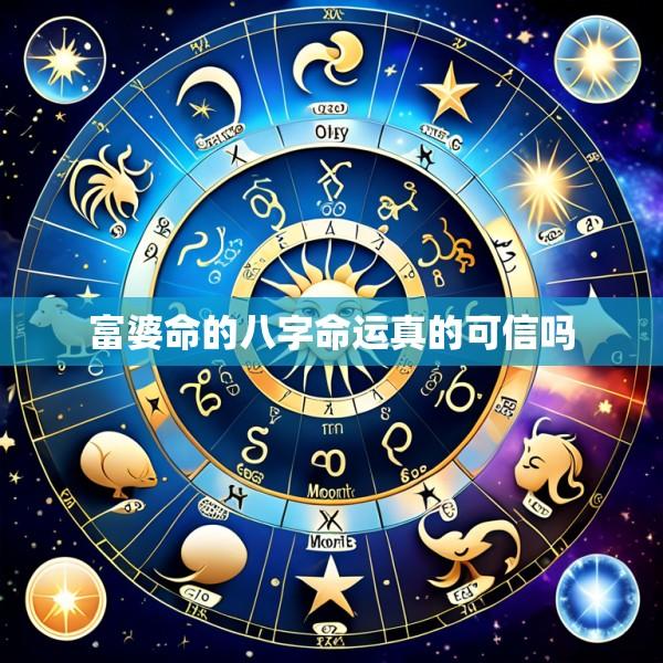 富婆命的八字命运真的可信吗