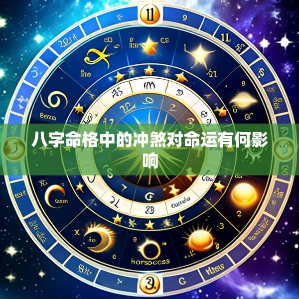 八字命格中的冲煞对命运有何影响
