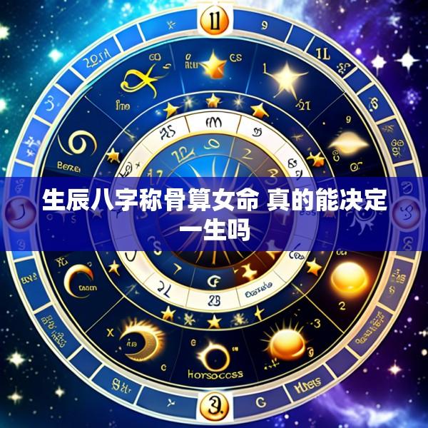 生辰八字称骨算女命 真的能决定一生吗