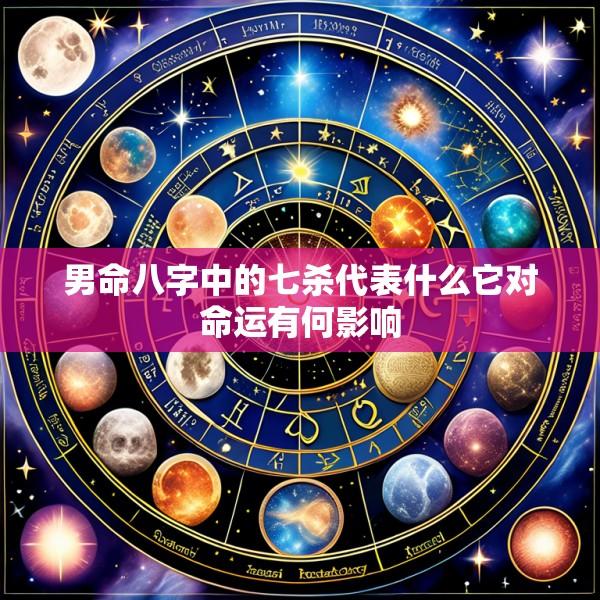 男命八字中的七杀代表什么它对命运有何影响