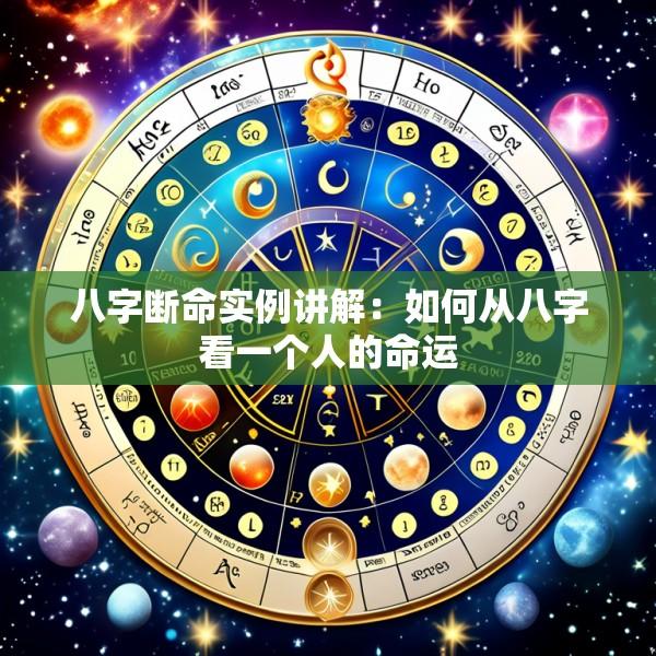 八字断命实例讲解：如何从八字看一个人的命运