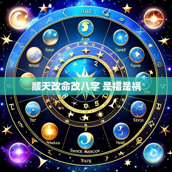 顺天改命改八字 是福是祸