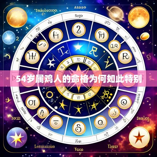 54岁属鸡人的命格为何如此特别