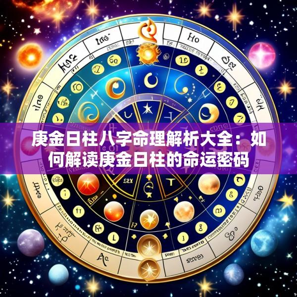 庚金日柱八字命理解析大全：如何解读庚金日柱的命运密码