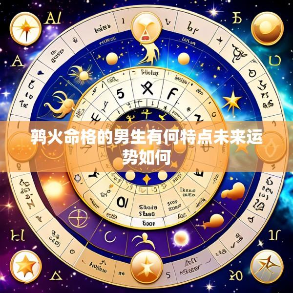 鹑火命格的男生有何特点未来运势如何