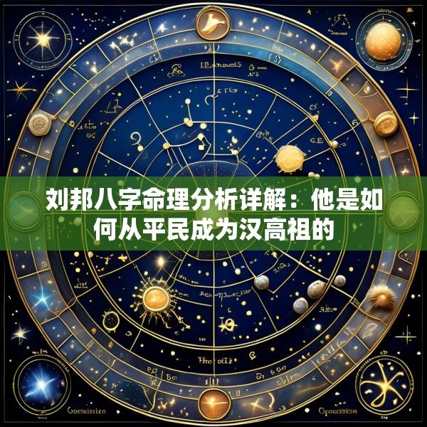 刘邦八字命理分析详解：他是如何从平民成为汉高祖的