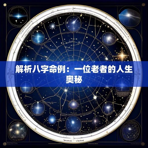 解析八字命例：一位老者的人生奥秘