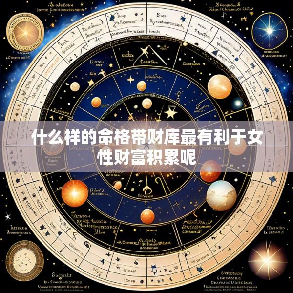 什么样的命格带财库最有利于女性财富积累呢