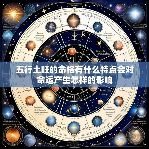 五行土旺的命格有什么特点会对命运产生怎样的影响