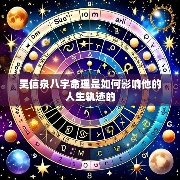吴信泉八字命理是如何影响他的人生轨迹的