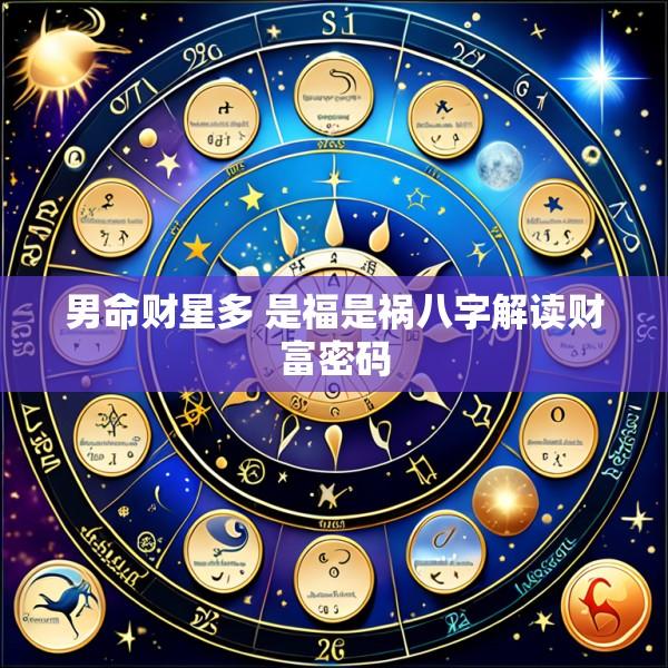 男命财星多 是福是祸八字解读财富密码