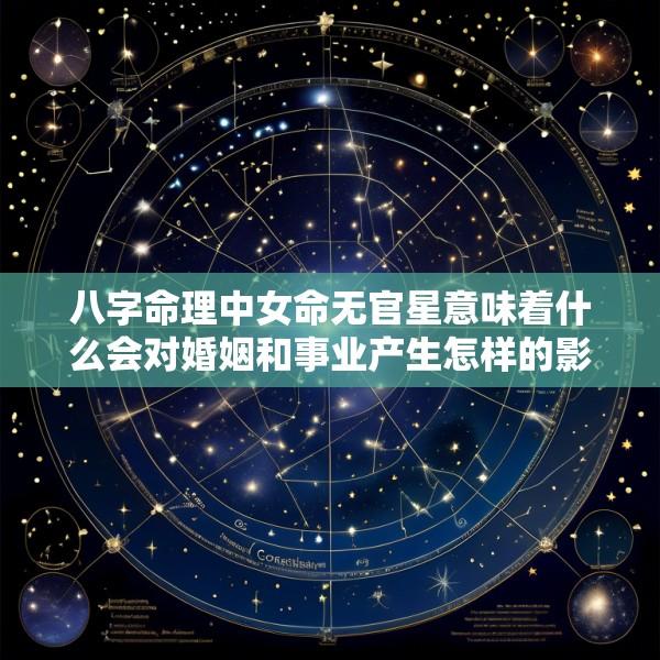 八字命理中女命无官星意味着什么会对婚姻和事业产生怎样的影响