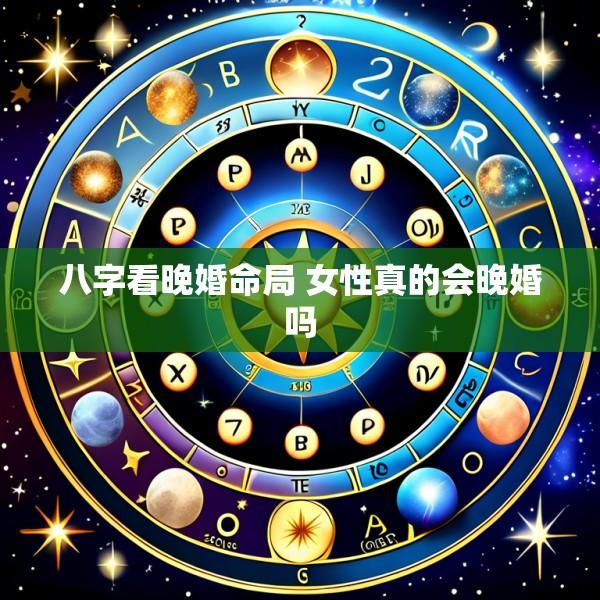 八字看晚婚命局 女性真的会晚婚吗