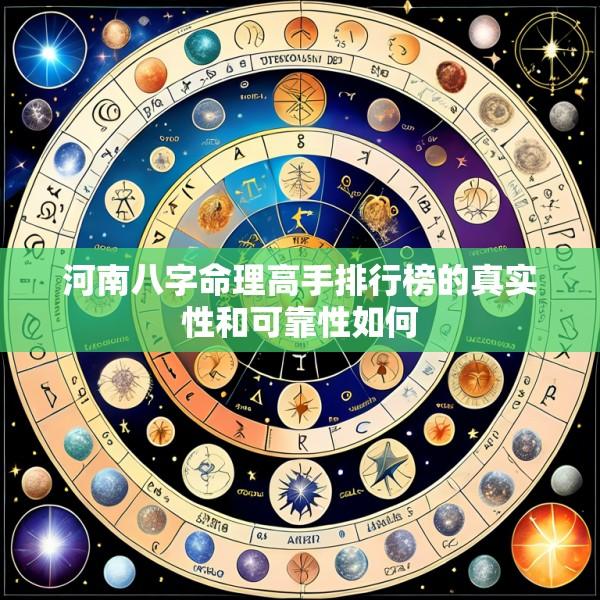 河南八字命理高手排行榜的真实性和可靠性如何
