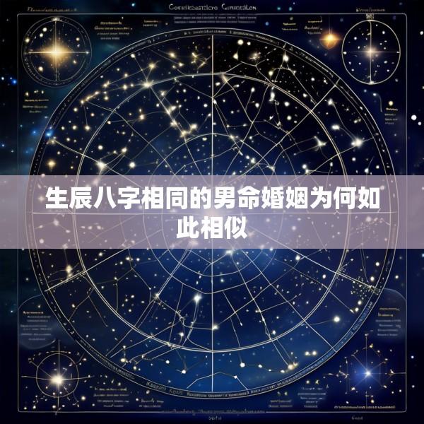 生辰八字相同的男命婚姻为何如此相似