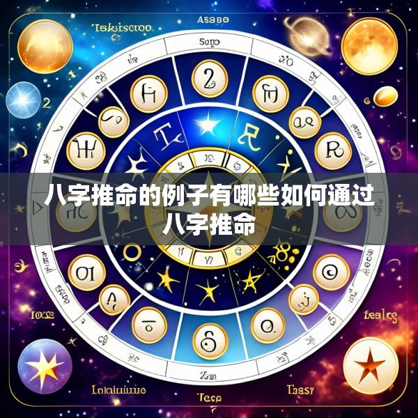 八字推命的例子有哪些如何通过八字推命