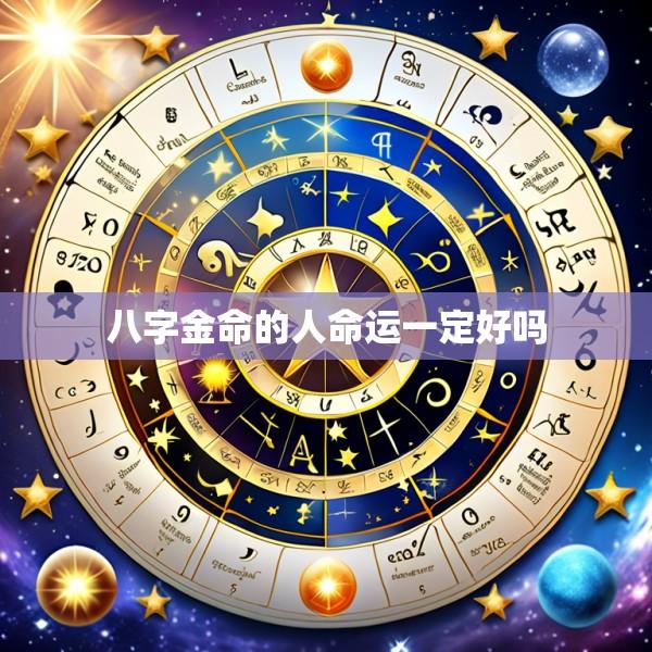 八字金命的人命运一定好吗