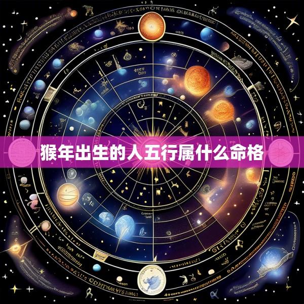 猴年出生的人五行属什么命格