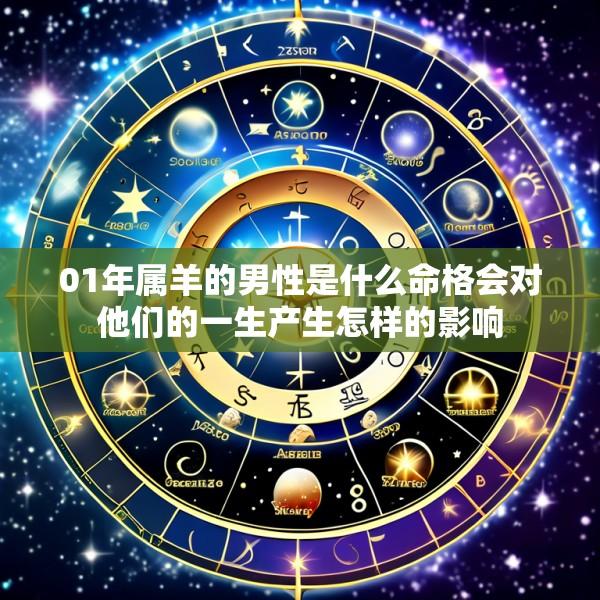 01年属羊的男性是什么命格会对他们的一生产生怎样的影响