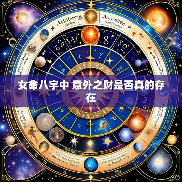 女命八字中 意外之财是否真的存在