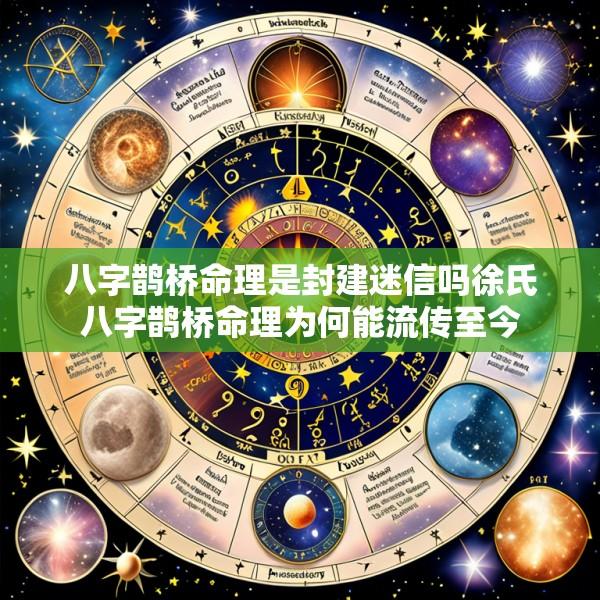 八字鹊桥命理是封建迷信吗徐氏八字鹊桥命理为何能流传至今