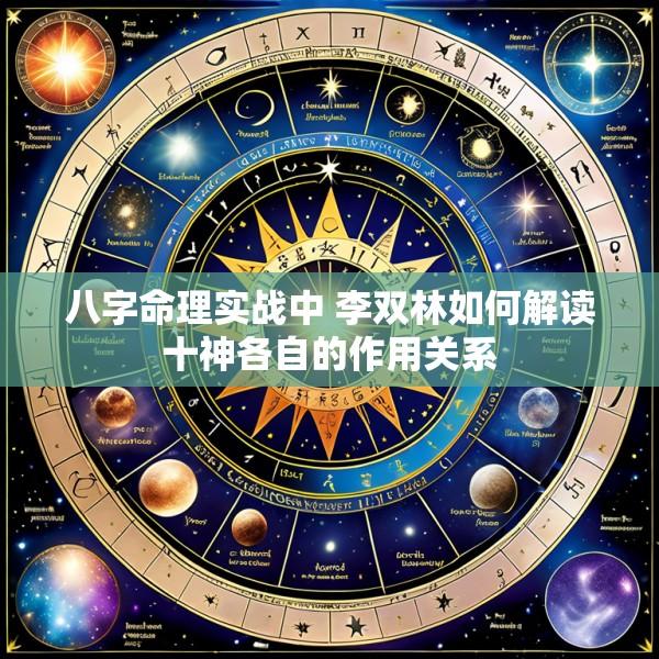 八字命理实战中 李双林如何解读十神各自的作用关系