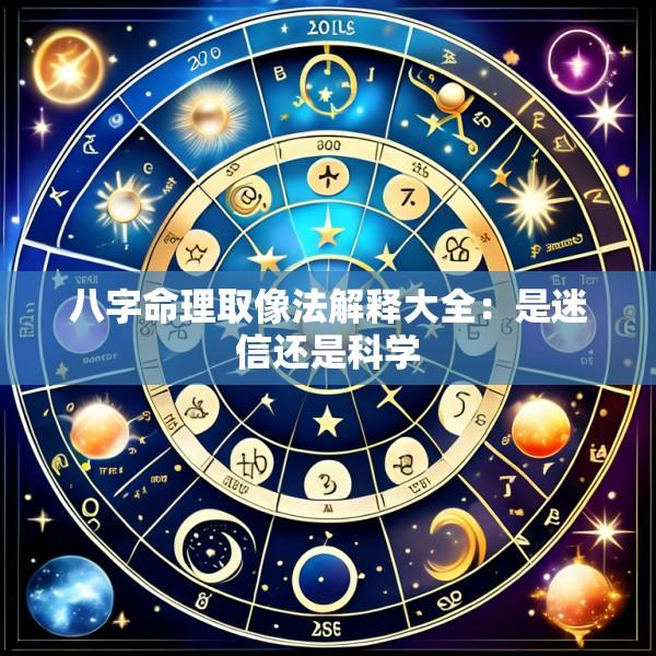 八字命理取像法解释大全：是迷信还是科学