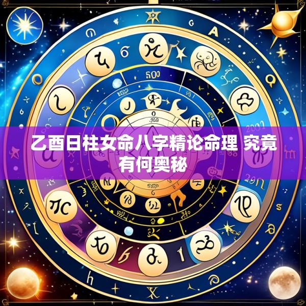 乙酉日柱女命八字精论命理 究竟有何奥秘