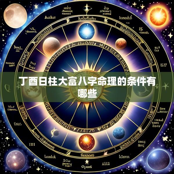 丁酉日柱大富八字命理的条件有哪些