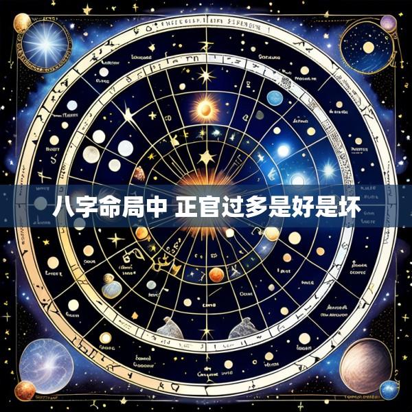 八字命局中 正官过多是好是坏