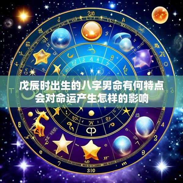 戊辰时出生的八字男命有何特点会对命运产生怎样的影响
