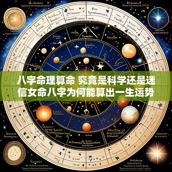 八字命理算命 究竟是科学还是迷信女命八字为何能算出一生运势
