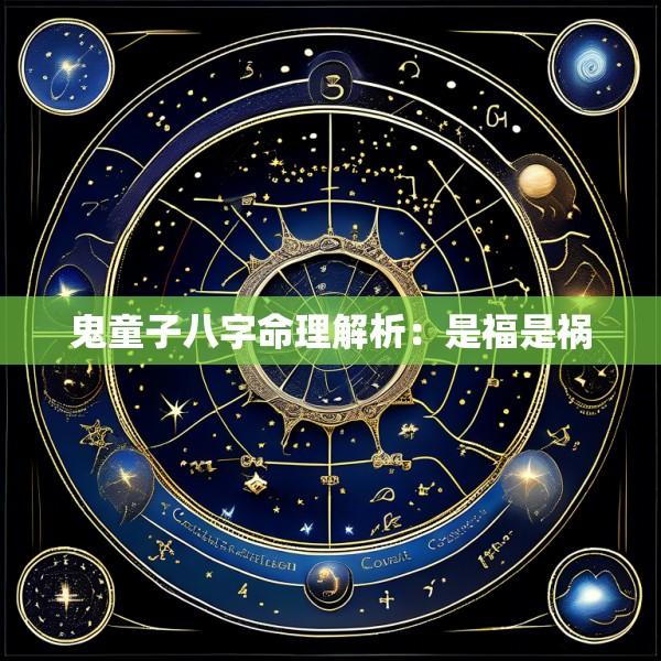 鬼童子八字命理解析：是福是祸