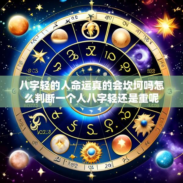 八字轻的人命运真的会坎坷吗怎么判断一个人八字轻还是重呢