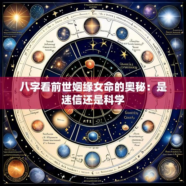 八字看前世姻缘女命的奥秘：是迷信还是科学