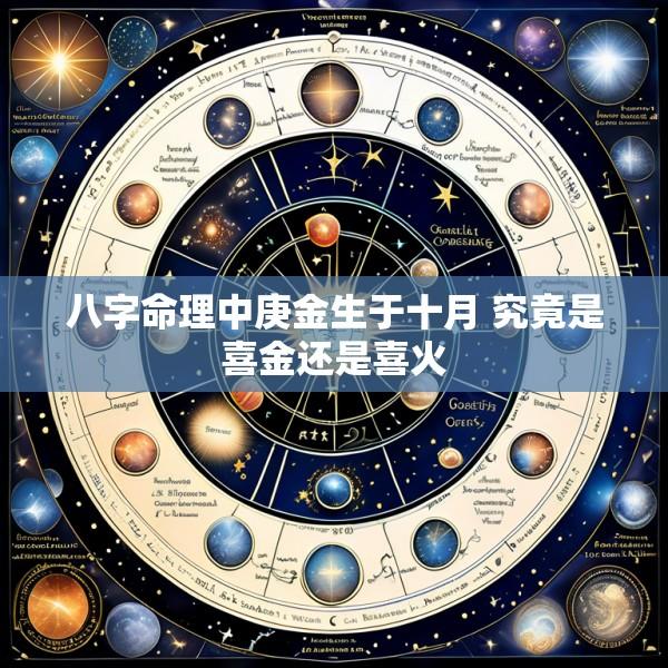 八字命理中庚金生于十月 究竟是喜金还是喜火