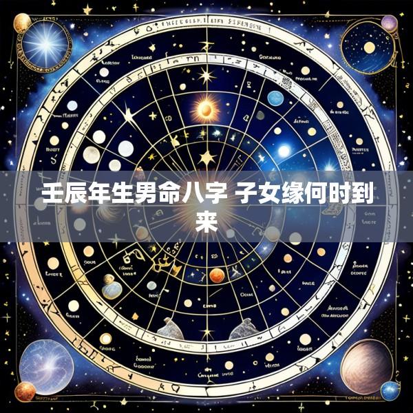 壬辰年生男命八字 子女缘何时到来