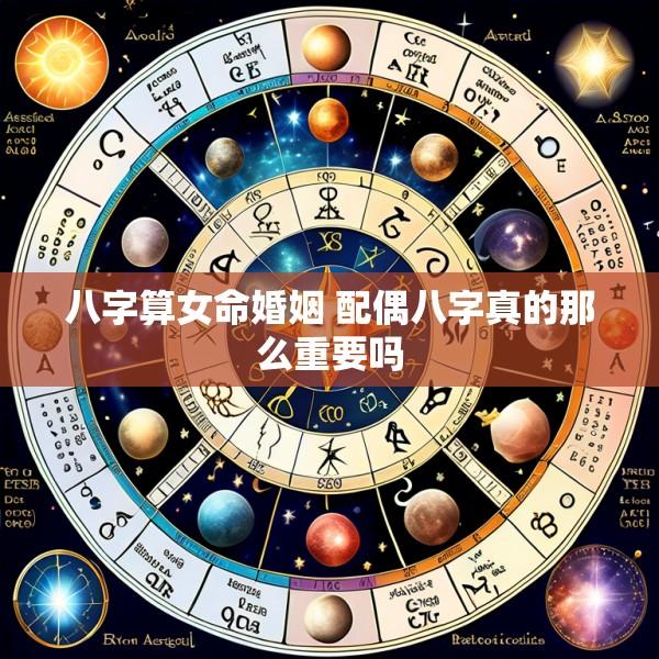 八字算女命婚姻 配偶八字真的那么重要吗