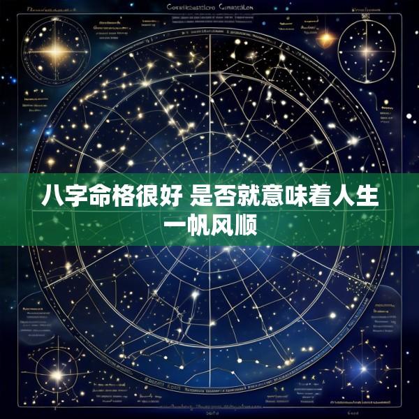八字命格很好 是否就意味着人生一帆风顺