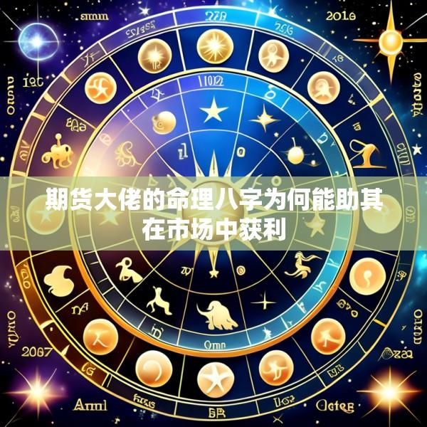 期货大佬的命理八字为何能助其在市场中获利