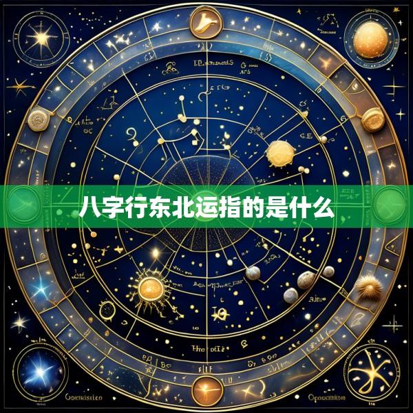 八字行东北运指的是什么