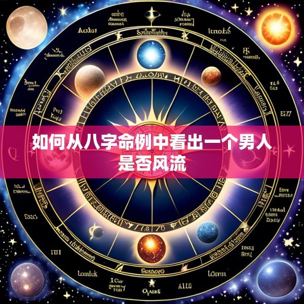 如何从八字命例中看出一个男人是否风流