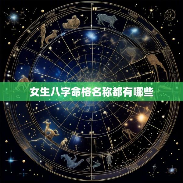 女生八字命格名称都有哪些
