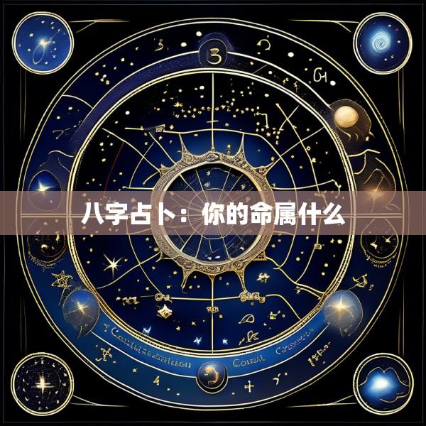 八字占卜：你的命属什么