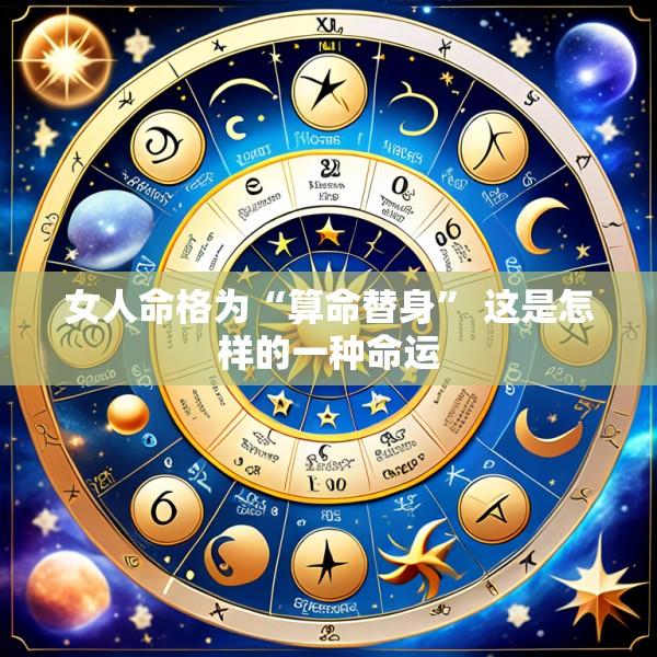 女人命格为“算命替身” 这是怎样的一种命运